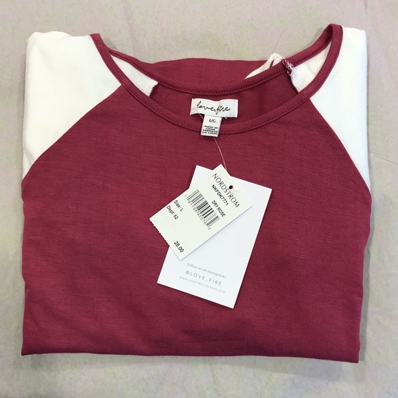 love, Fire Other - Nordstrom Love, Fire Baseball Dress